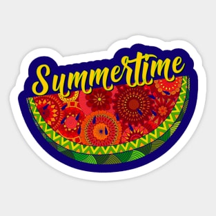 Fun Summertime Watermelon Sticker